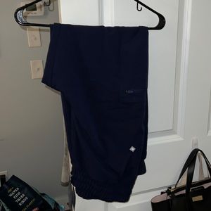 FIGS Zamora High-Waisted Jogger Scrub Pants (Navy)